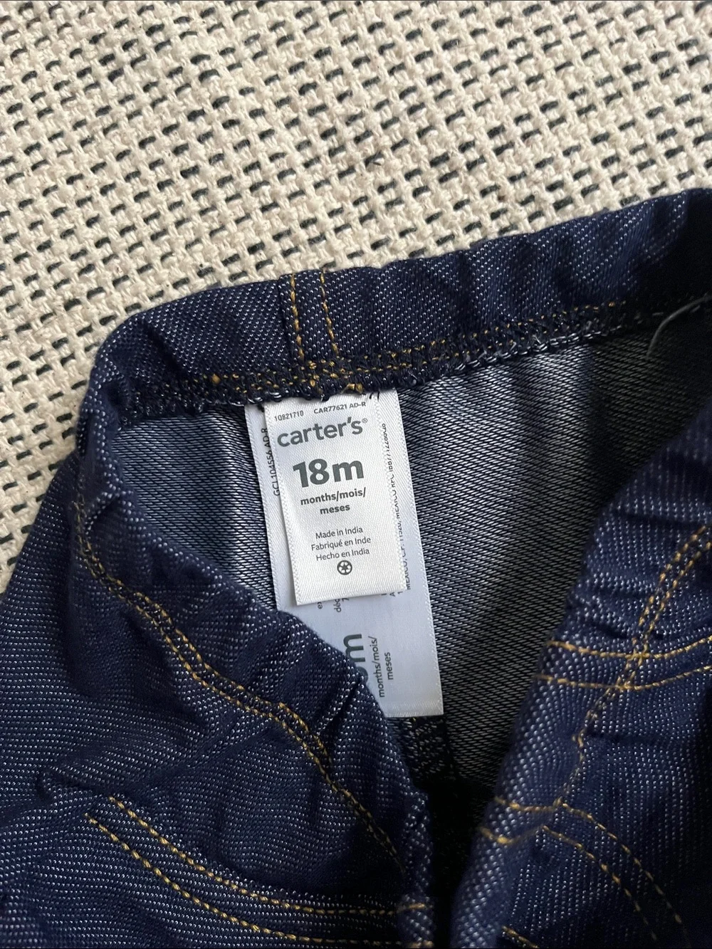 Light Blue Denim like Jacket , denim like Leggings bundle